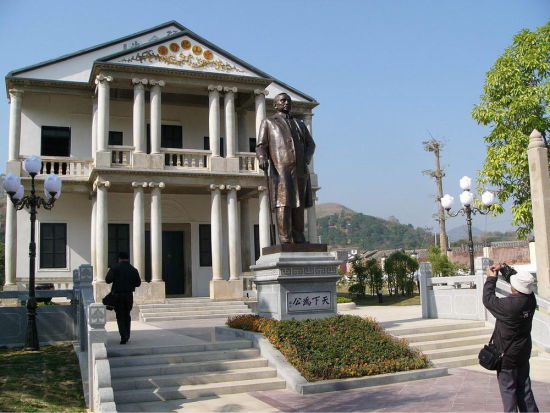 圖文:廣東大埔三河中山紀念堂_新聞中心_新浪網